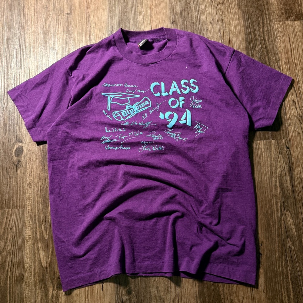 Vintage Best‎ Fruit of the Loom Class of 94 Graphic T-Shirt Men's XL